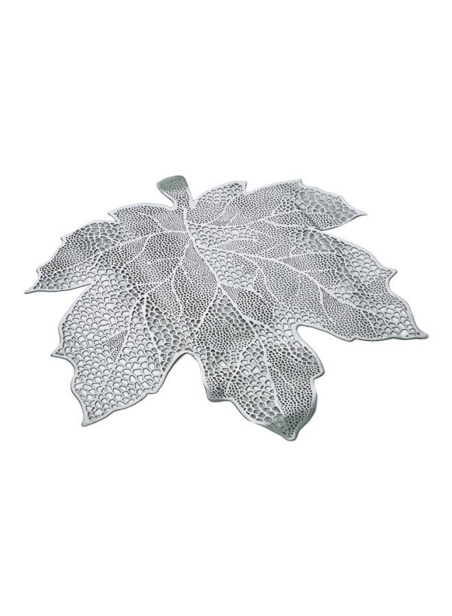 Leaf Table Placemat Grey 42x43cm - Image 1
